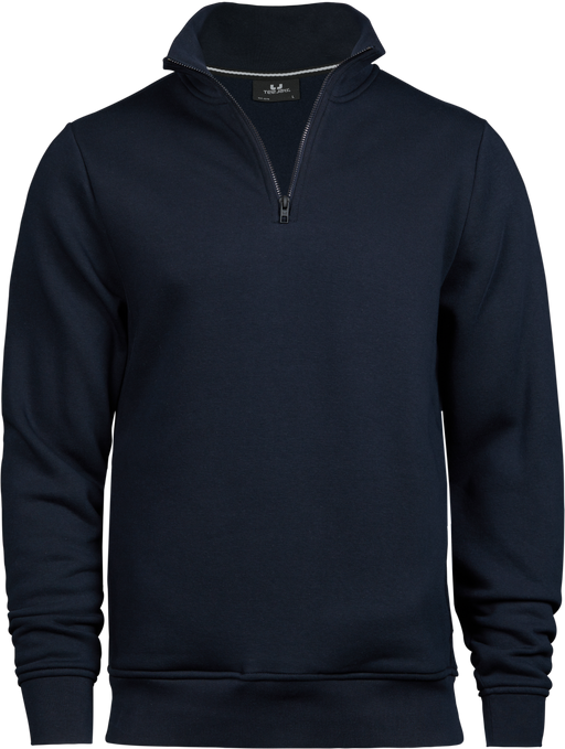 Half zip sweatshirt - Herre - Navy - Style 5438 Teejays - Modekompagniet.dk