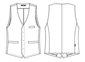TJENER VEST - Herre - Sort - 27062 - Modekompagniet.dk