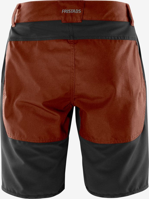 Carbon Semistretch Outdoor Shorts, Dame, Rustrød/Sort - Fristads 131300