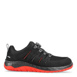 Maddox Boa® Low sikkerhedssko S3, Sort/Rød - Elten 729151 - Modekompagniet.dk