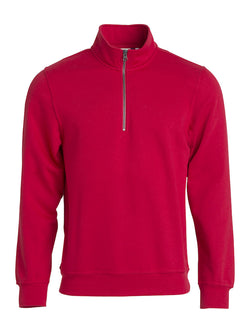 Basic Half Zip - Rød - Clique 021033 - Modekompagniet.dk