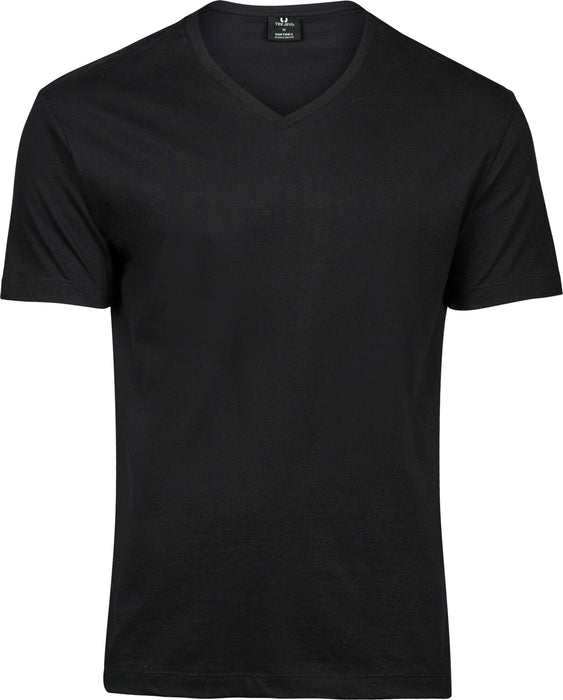 Fashion V-Neck Soft T-Shirt Herre, Sort - Tee Jays 8006