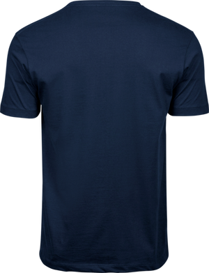 Fashion V-Neck Soft T-Shirt Herre, Navy Blå - 8006