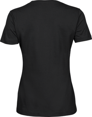 Soft Tee Dame, Sort - Teejays 8050 - Modekompagniet.dk
