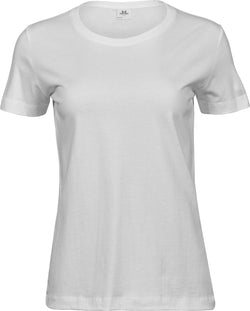 Soft Tee Dame, Hvid - Teejays 8050 - Modekompagniet.dk