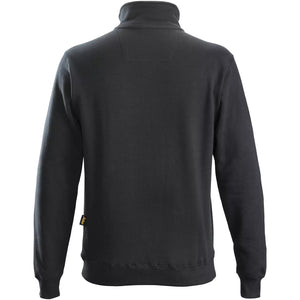 Snickers 2818 sweatshirt med kort lynlås, Sort - Modekompagniet.dk