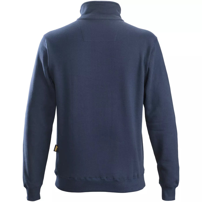 Snickers 2818 sweatshirt med kort lynlås, Marine - Modekompagniet.dk