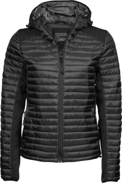 Hooded outdoor crossover - Dame - Sort - Style 9611 - Modekompagniet.dk