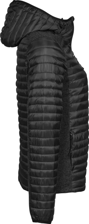 Hooded outdoor crossover - Dame - Sort - Style 9611 - Modekompagniet.dk