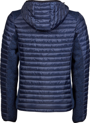 Hooded outdoor crossover - Dame - Navy - Style 9611 - Modekompagniet.dk