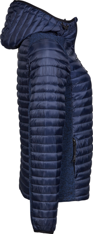 Hooded outdoor crossover - Dame - Navy - Style 9611 - Modekompagniet.dk