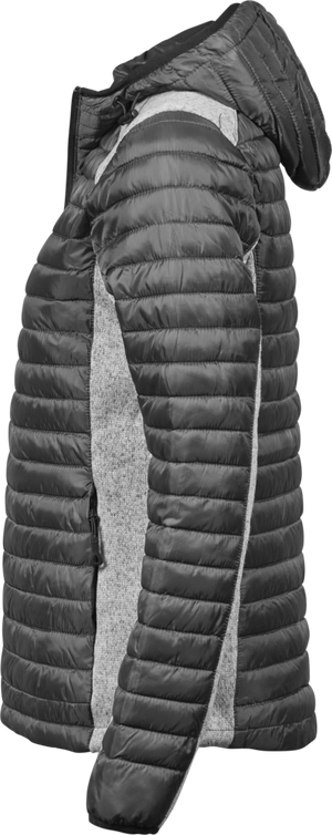 Hooded outdoor crossover - Dame - Grå - Style 9611 - Modekompagniet.dk