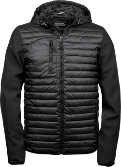 Hooded crossover jakke - Style 9628 - Modekompagniet.dk