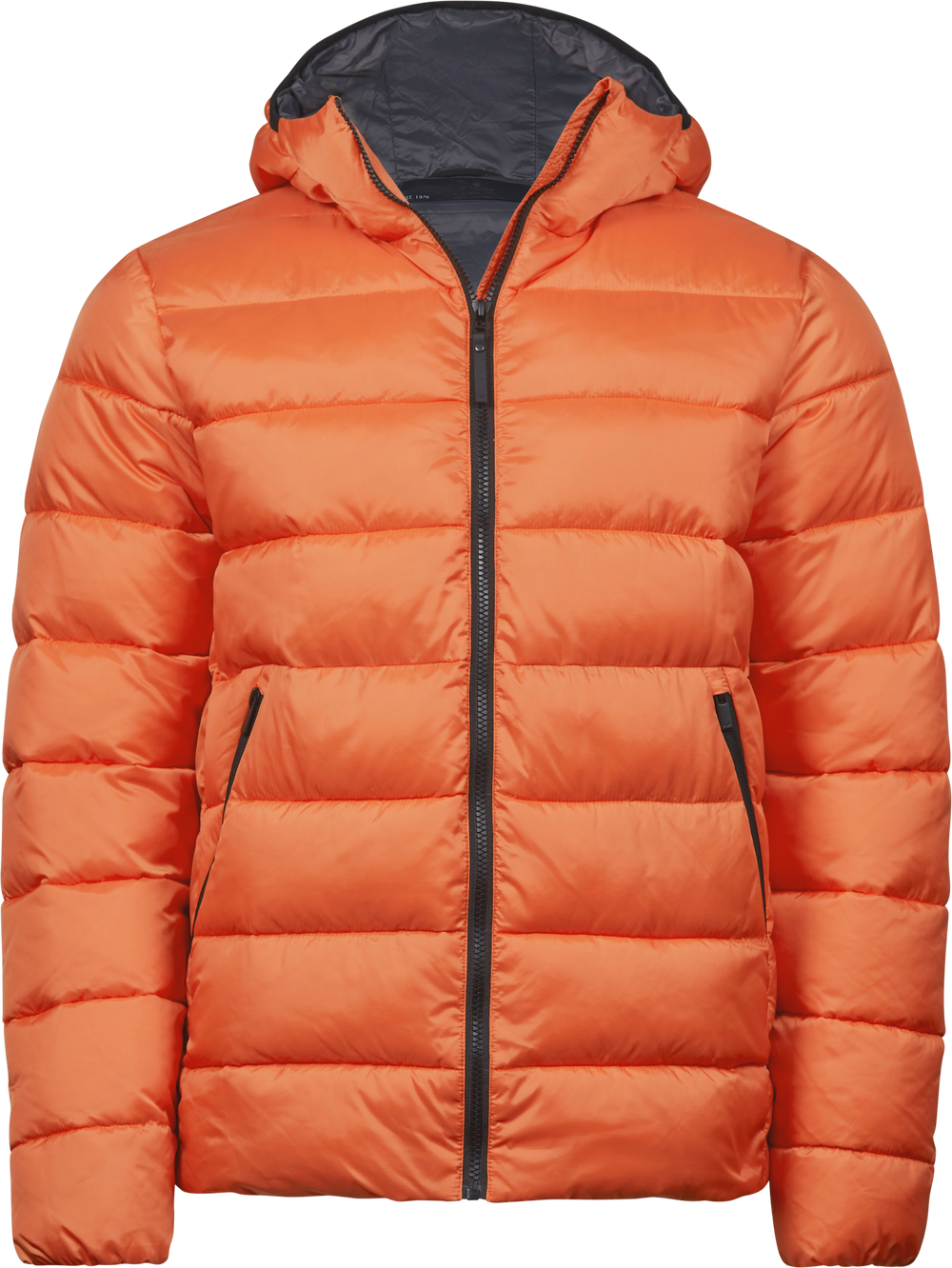 Light hætte jakke - Orange - STYLE 9646 - Modekompagniet.dk