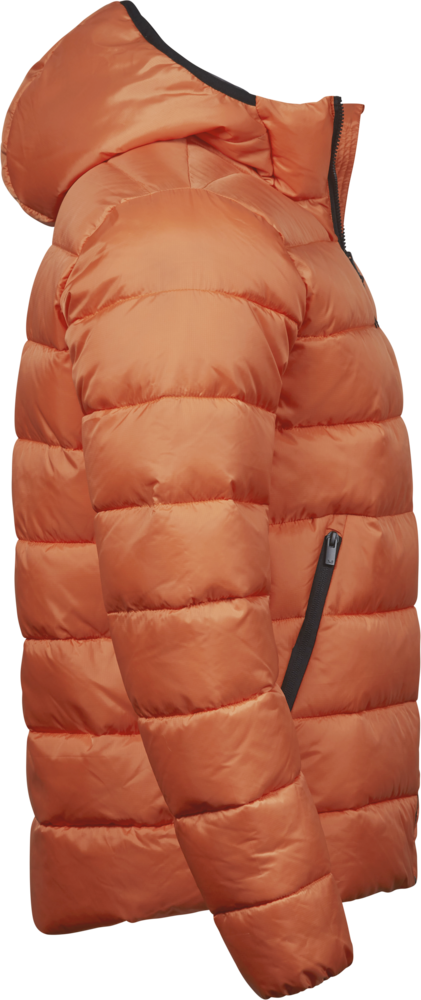 Light hætte jakke - Orange - STYLE 9646 - Modekompagniet.dk