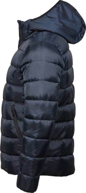 Light hætte jakke - Navy - STYLE 9646 - Modekompagniet.dk