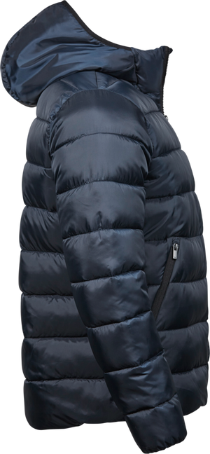 Light hætte jakke - Navy - STYLE 9646 - Modekompagniet.dk