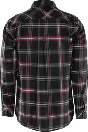 FLANNEL SKJORTE - Sort 7421 - Modekompagniet.dk