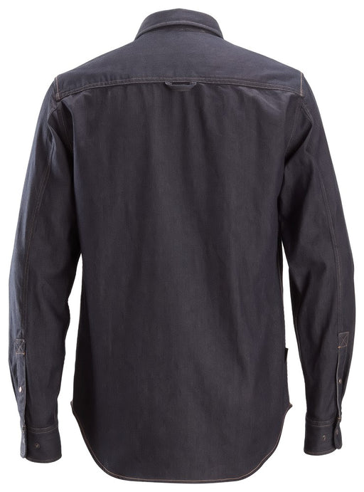 Denim skjorte - Navy - Herre - Snickers 8555 - Modekompagniet.dk