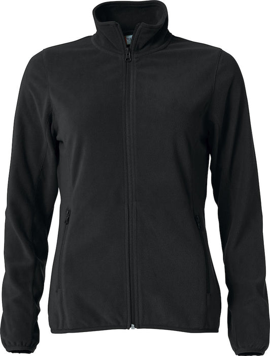 Basic Micro Fleece Jacket - Kvinder  - Sort - Clique 029315 - Modekompagniet.dk