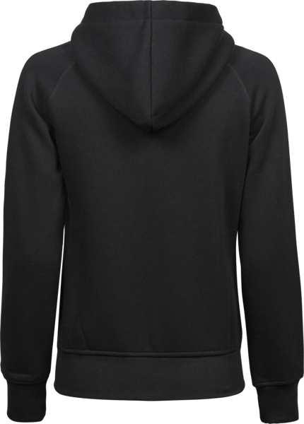 Fashion full zip hood - Dame - Sort - Style 5436 - Modekompagniet.dk