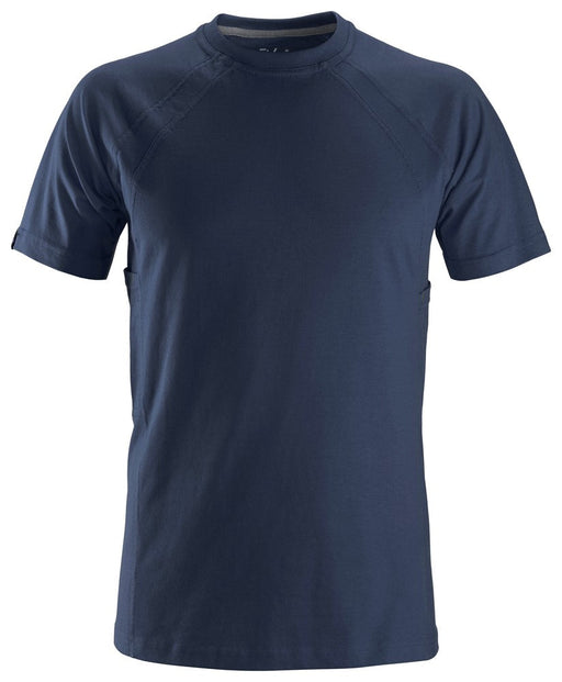 T-shirt med MultiPockets™ - Navy - Snickers 2504 - Modekompagniet.dk
