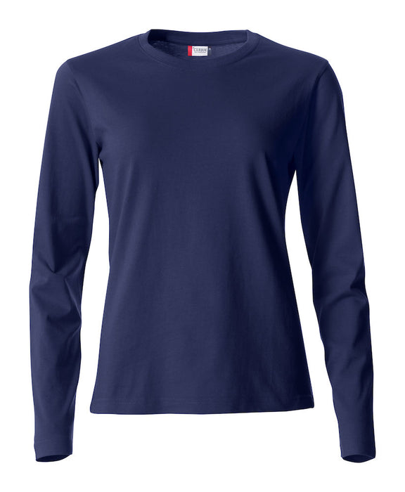 Basic Dame T-shirt - Navy - Clique 029034 | Modekompagniet.dk