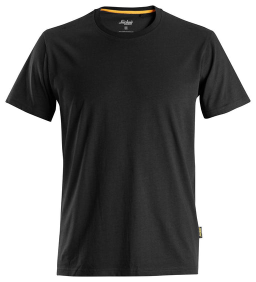 T-shirt i økologisk bomuld - Sort - Snickers 2526 - Modekompagniet.dk