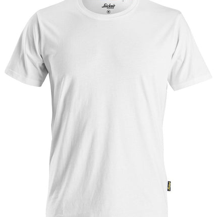 T-shirt i økologisk bomuld - Hvid - Snickers 2526 - Modekompagniet.dk
