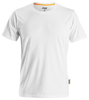 T-shirt i økologisk bomuld - Hvid - Snickers 2526 - Modekompagniet.dk