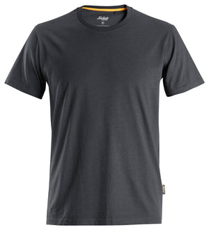 T-shirt i økologisk bomuld - Grå - Snickers 2526 - Modekompagniet.dk