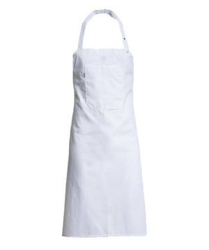 Nybo Workwear smækforklæde med lomme - Herre/ dame - Hvid - 610001900 - Modekompagniet.dk