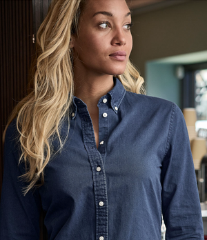 Casual twill shirt - Dame - Style 4003 - Modekompagniet.dk