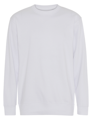 Basic Sweatshirt - Hvid - Modekompagniet.dk