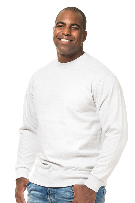 Basic Sweatshirt - Hvid - Modekompagniet.dk