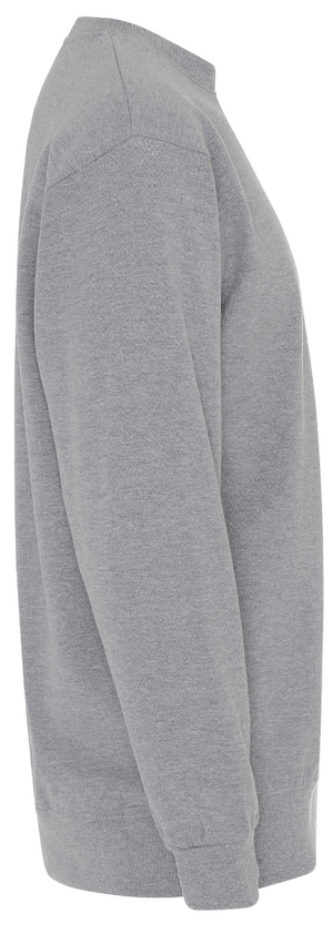 Basic Sweatshirt - Oxford Grå - Modekompagniet.dk