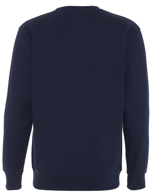 Basic Sweatshirt - Navy Blå - Modekompagniet.dk