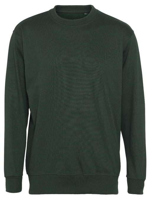 Basic Sweatshirt - Mørke Grøn - Modekompagniet.dk