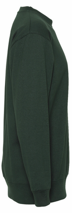 Basic Sweatshirt - Mørke Grøn - Modekompagniet.dk