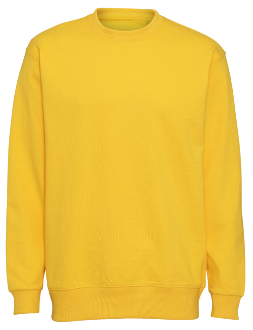 Basic Sweatshirt - Gul - Modekompagniet.dk