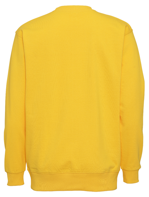 Basic Sweatshirt - Gul - Modekompagniet.dk