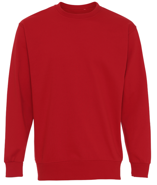 Basic Sweatshirt - Rød - Modekompagniet.dk