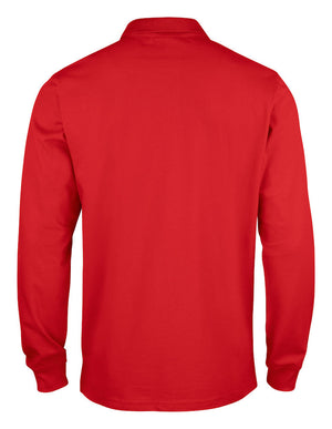 Classic Langærmet Herre Polo, Rød - Clique 028245 - Modekompagniet.dk