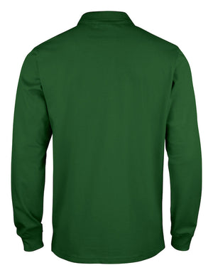 Classic Langærmet Herre Polo, Flaskegrøn - Clique 028245 - Modekompagniet.dk