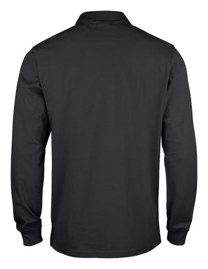 Classic Langærmet Herre Polo, Sort - Clique 028245 - Modekompagniet.dk