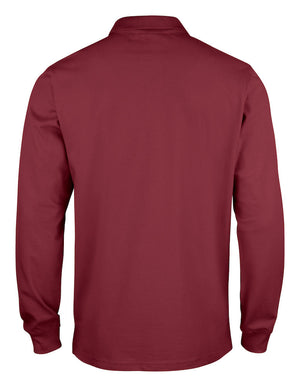 Classic Langærmet Herre Polo, Bordeaux - Clique 028245 - Modekompagniet.dk