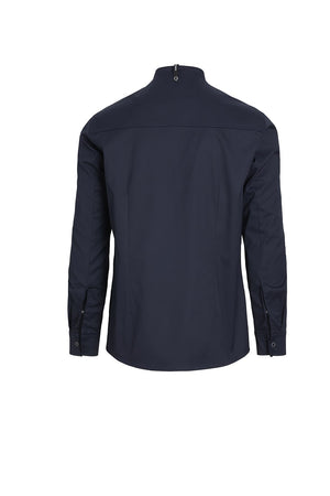 KOKKE-/SERVICEJAKKE LANG ARM - Herre/ dame - Navy - 23515 - Modekompagniet.dk