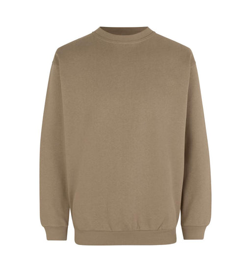 Klassisk sweatshirt - Unisex - Sand - ID600 - Modekompagniet.dk