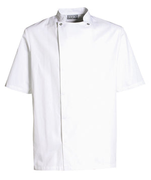 Nybo Workwear Take Away kortærmet kokkejakke - Herre/ dame - Hvid - 501015900 - Modekompagniet.dk