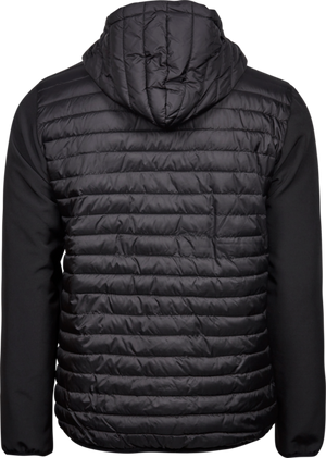 Hooded crossover jakke - Style 9628 - Modekompagniet.dk